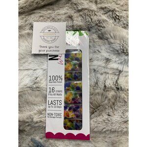 100% Real Nail Polish Strips 16 Pack Fits All Nails Up To 10 Days Non-Toxic